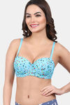 Amour Secret Padded Wired Demi Coverage T-Shirt Bra - Light Blue — thumbnail 3